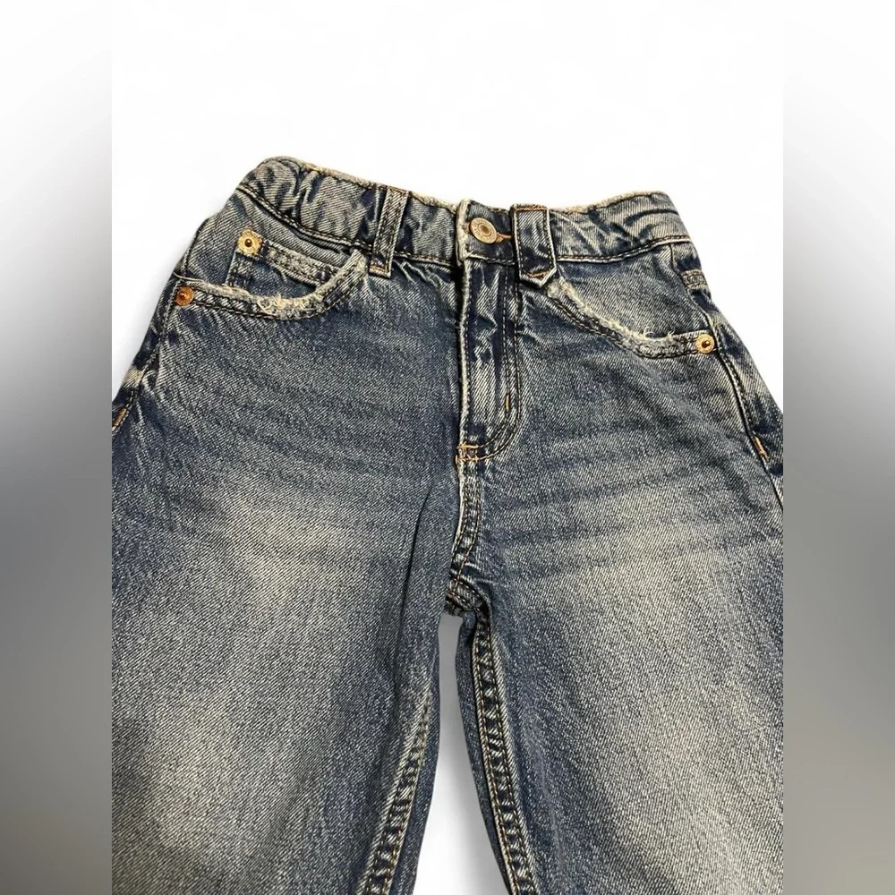 Zara Kids Blue Wide-Leg Jeans - Picture 5 of 5